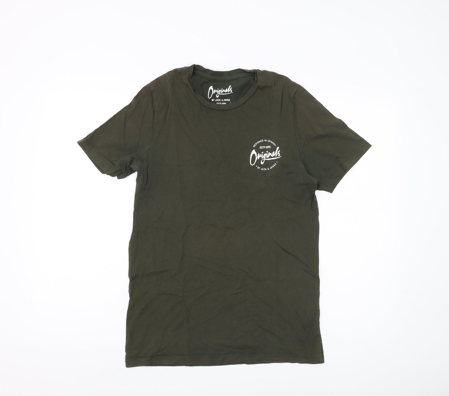 Jack & Jones Men's Green T-Shirt, Size S