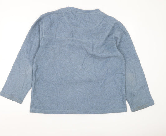 Peter Storm Men's Blue V-Neck Sweatshirt, S, Long Sleeve