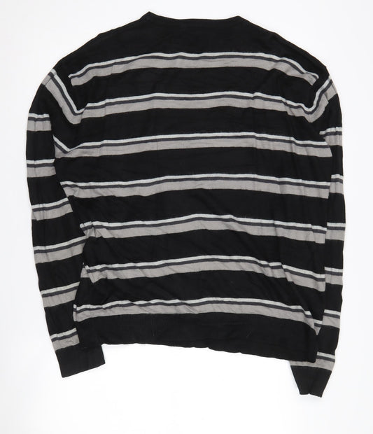 Pierre Cardin Men's XL Striped Pullover Jumper