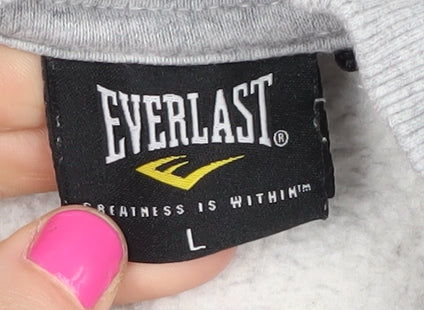Everlast Men's Grey Pullover Sweatshirt L