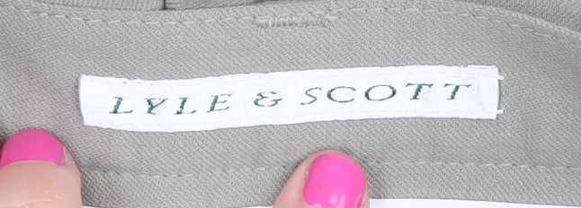 Lyle & Scott Womens Green Bermuda Shorts Size 8