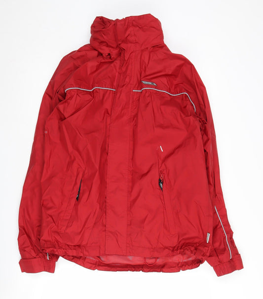 Trespass Red Men's S Waterproof Rain Jacket