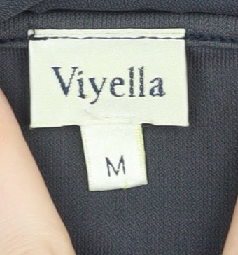 Viyella Women's Black Crew Neck T-Shirt M