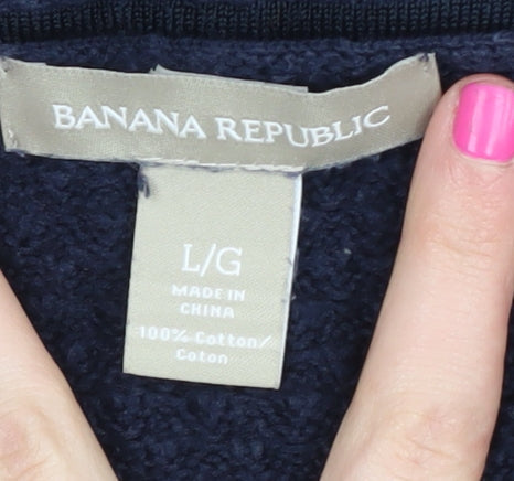 Banana Republic Blue Women's Pullover Jumper L