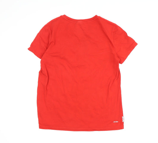 Adidas Women's Red Team GB T-Shirt, Sz L, Sport Casual