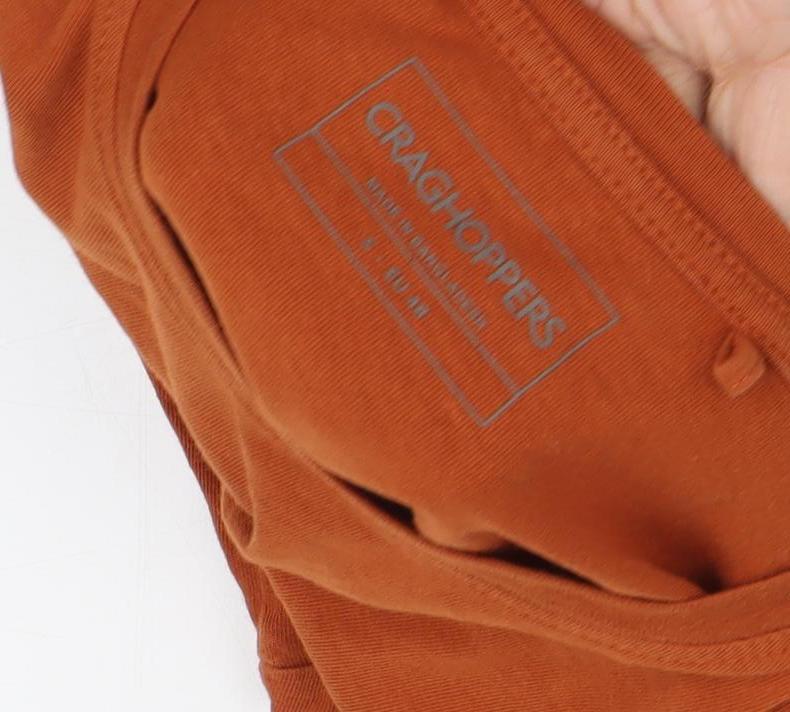 Craghoppers Men's Orange Graphic Print T-Shirt S Regular Fit