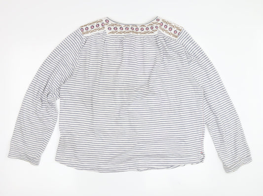 Womens UK Size 14 White Stuff Multicoloured 100% Cotton Blend Button-Up