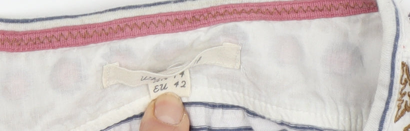 White Stuff Women's Button-Up Top Size 14