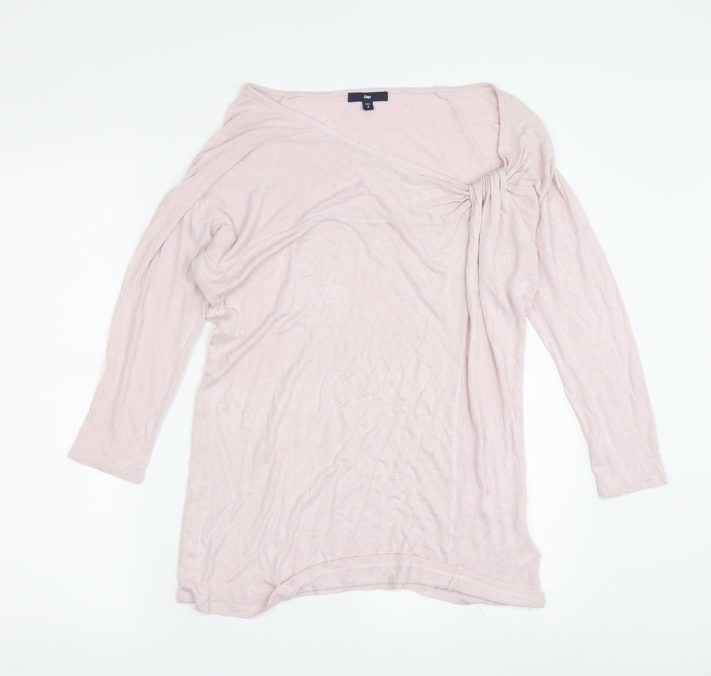 Gap Women's Pink 3/4 Sleeve Basic T-Shirt, Size S
