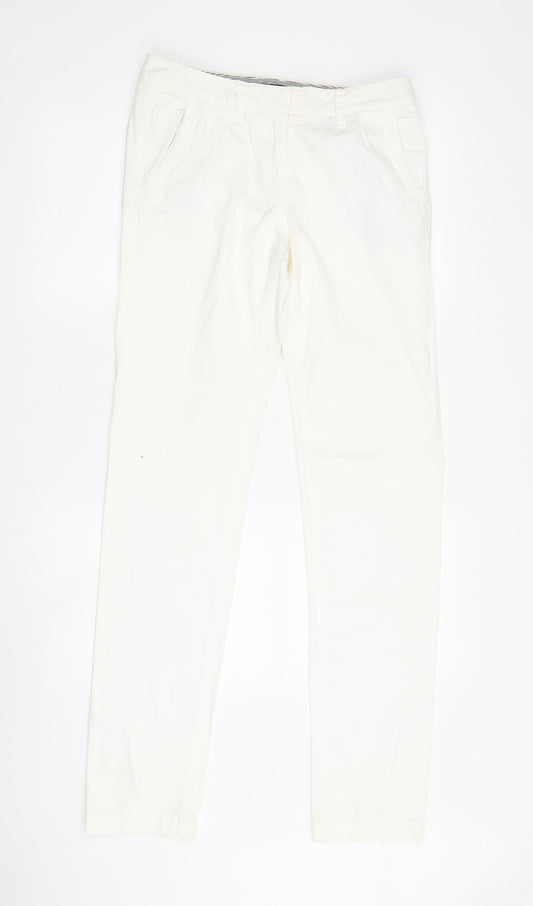 Tommy Hilfiger Women's White Straight Jeans 2XS