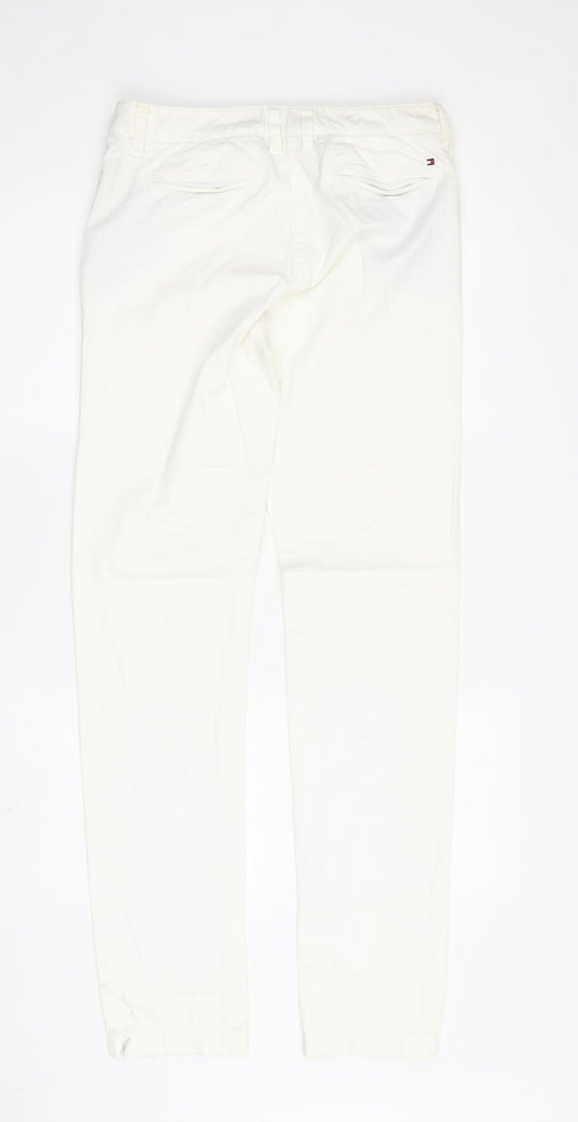 Tommy Hilfiger Women's White Straight Jeans 2XS