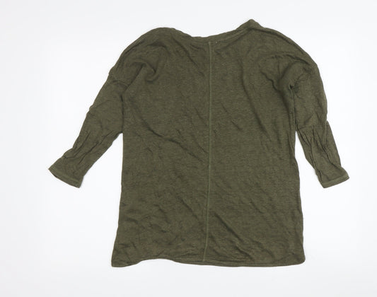 Womens UK Size S Whistles Green T-Shirt