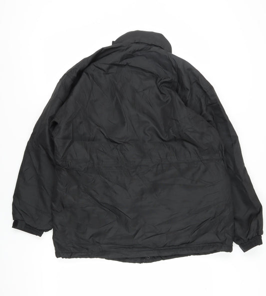 Boronia Men's Black Mid-Length Jacket M