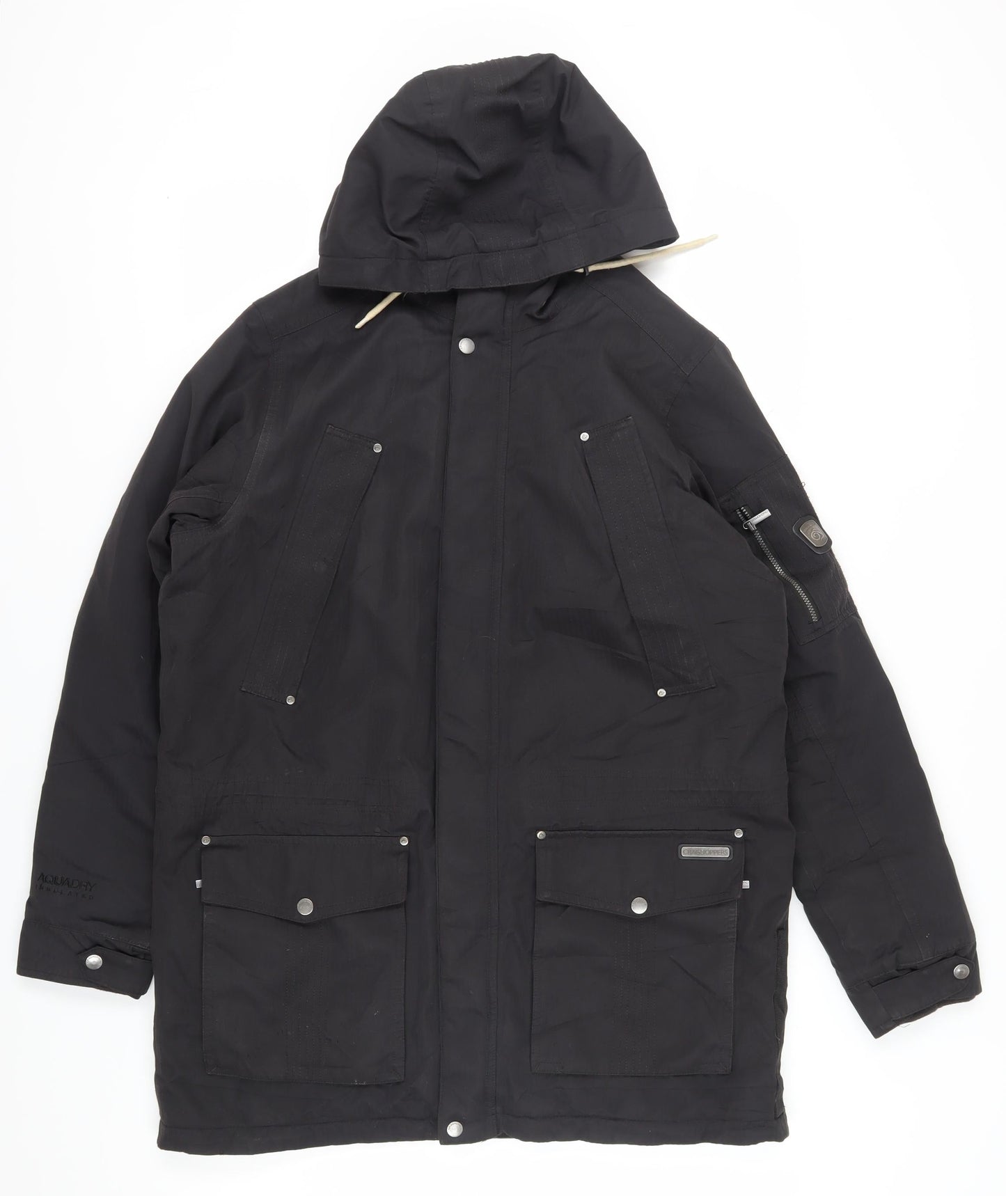 Craghoppers Men's Black Parka Jacket M Waterproof