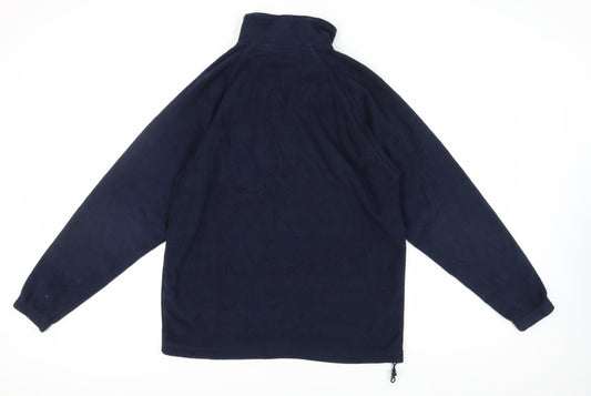 Kappa Men's Blue 1/2 Zip Fleece Sweatshirt L