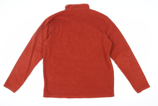 Mountain Warehouse Men's Red Fleece Pullover L