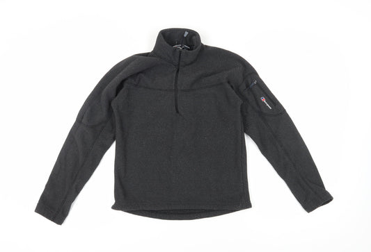 Berghaus Women's Black Long Sleeve 1/4 Zip Sweatshirt