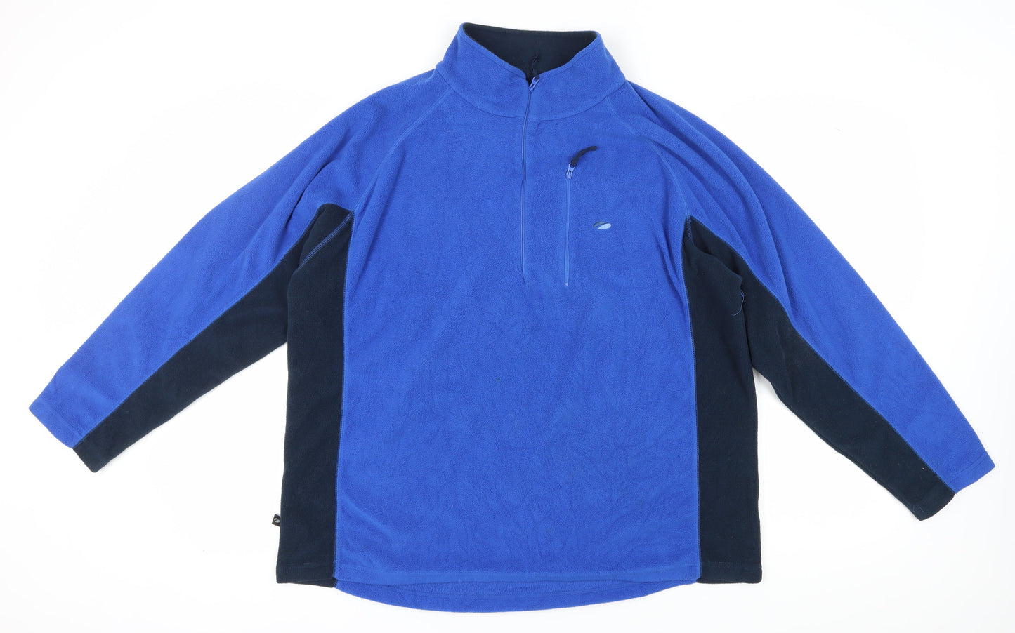 Mountain Life Men's Blue 2XL Pullover Fleece Sweatshirt