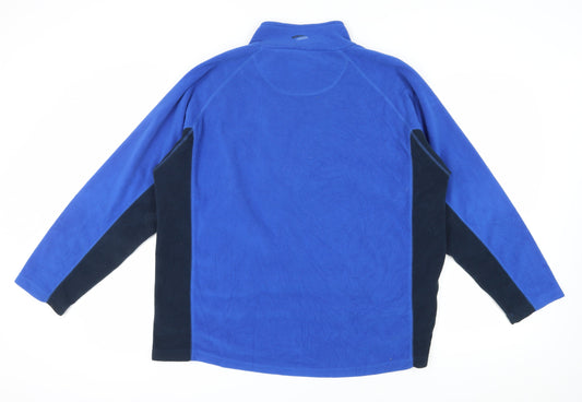 Mountain Life Men's Blue 2XL Pullover Fleece Sweatshirt