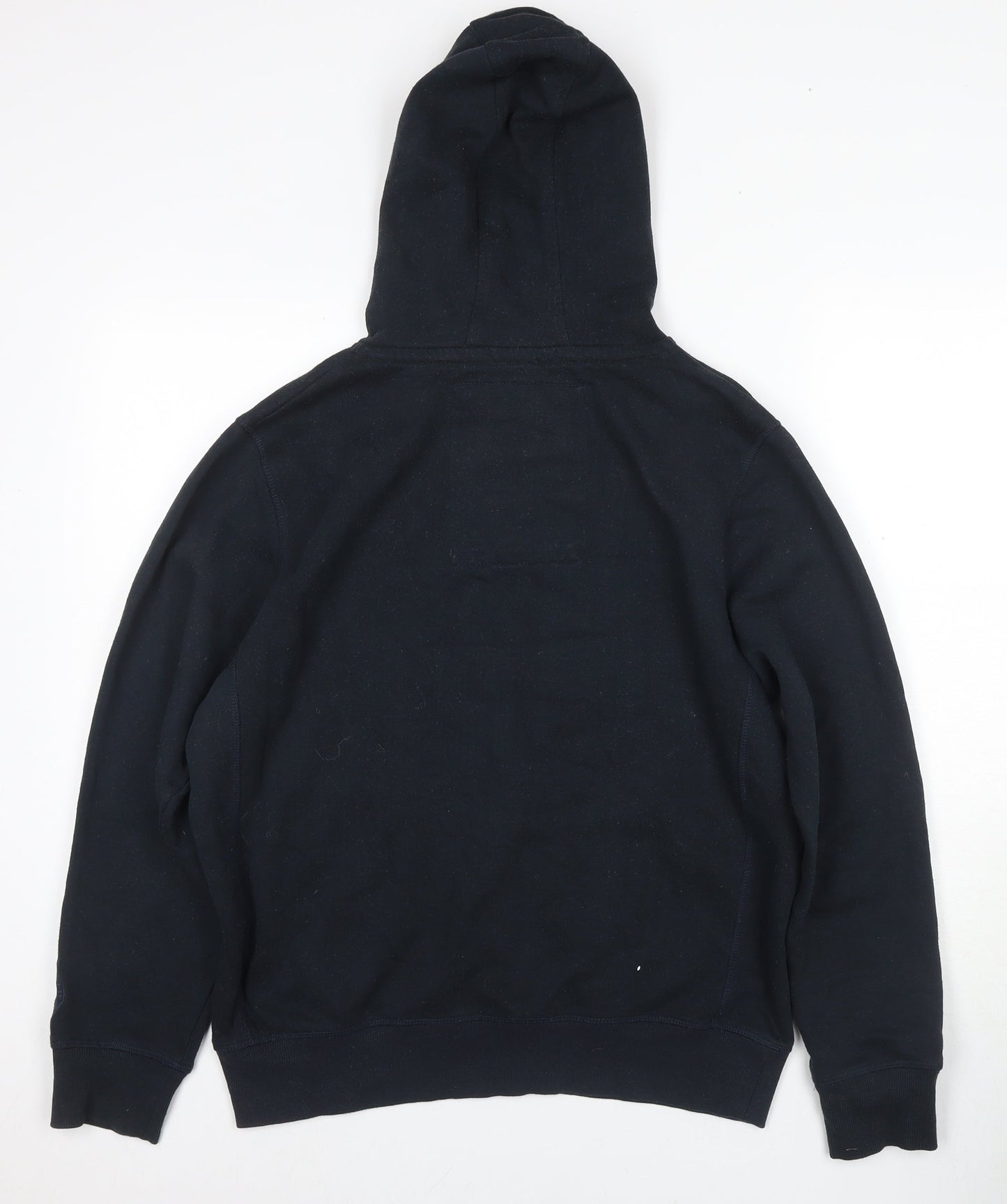Tokyo Laundry Men's Black M Pullover Hoodie, Logo Detail