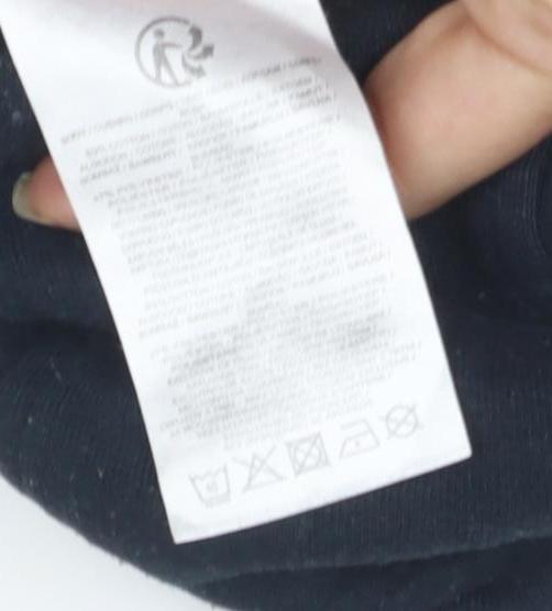 Tokyo Laundry Men's Black M Pullover Hoodie, Logo Detail