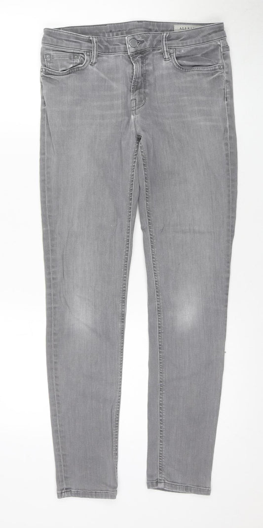 AllSaints Women's Grey Skinny Jeans Size 30