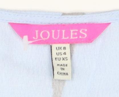 Joules Women's Blue Floral Camisole Tank, XS