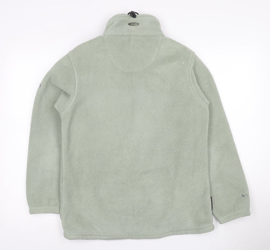 TOG24 Men's Green Fleece Jacket S Regular Fit