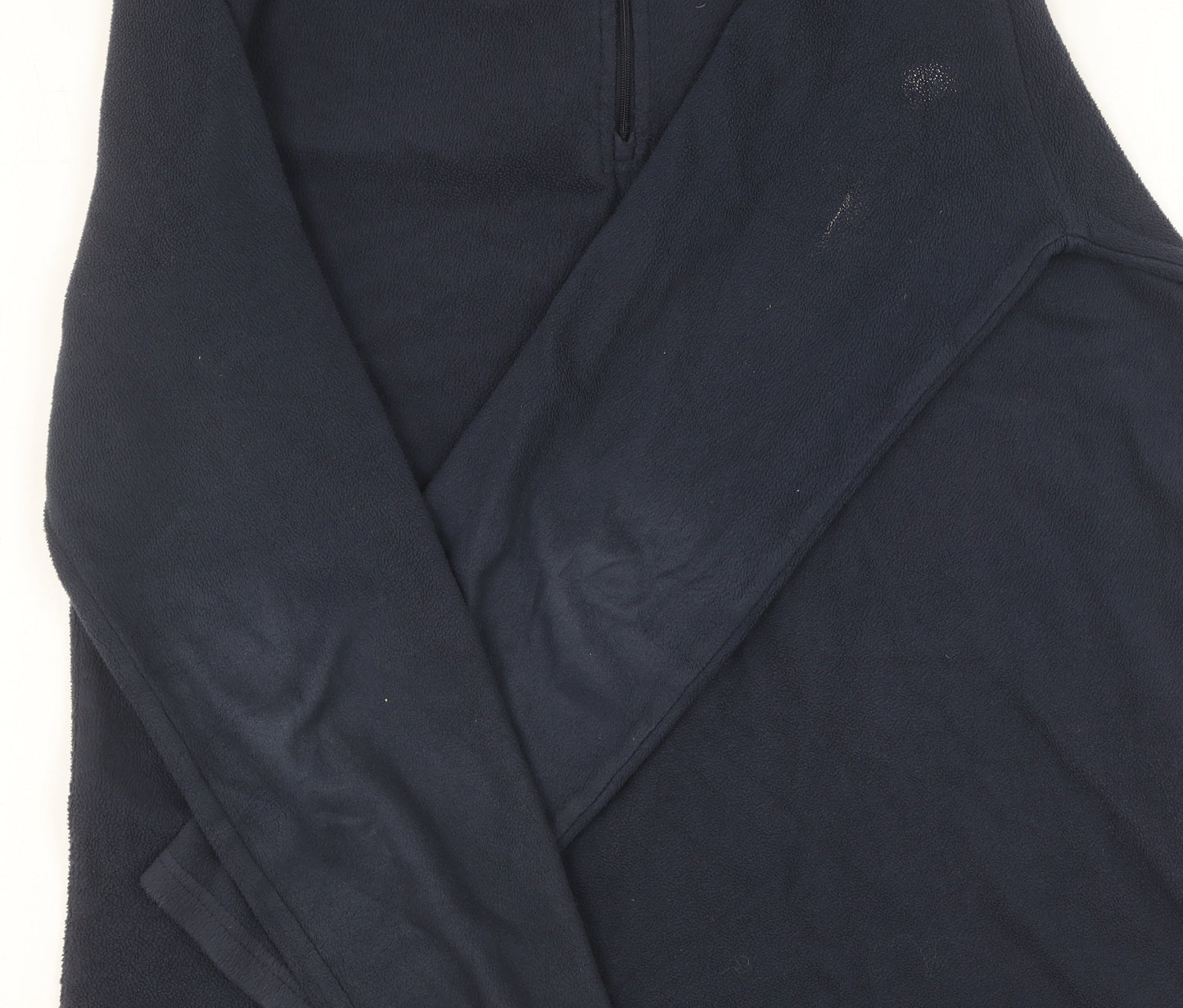 Mountain Warehouse Men's Blue 1/4 Zip Fleece Sweatshirt S