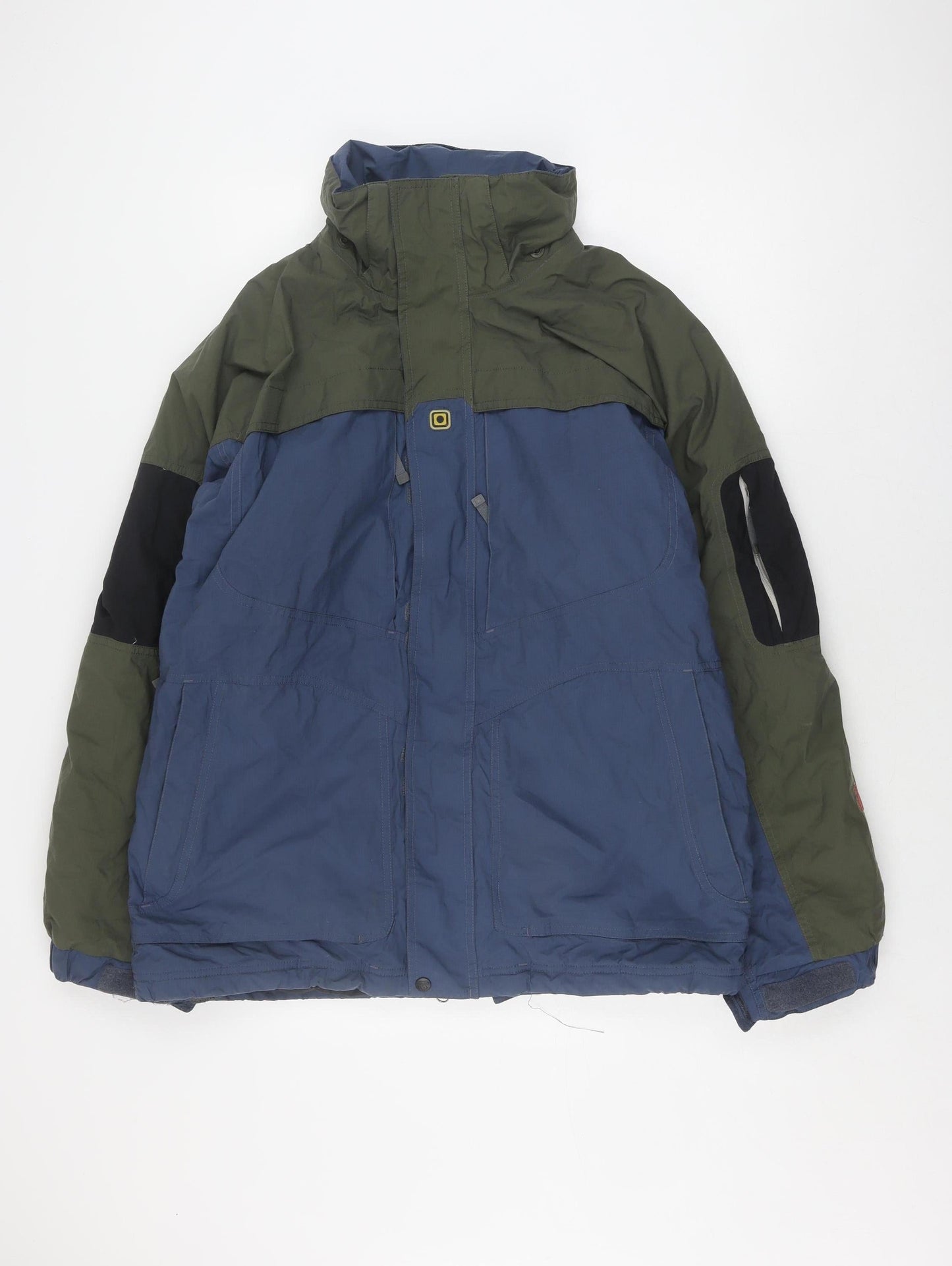 NFA Men's Blue Green Windbreaker Jacket M