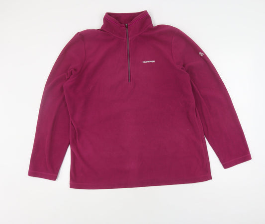 Craghoppers Women's Purple Fleece Pullover Size 16