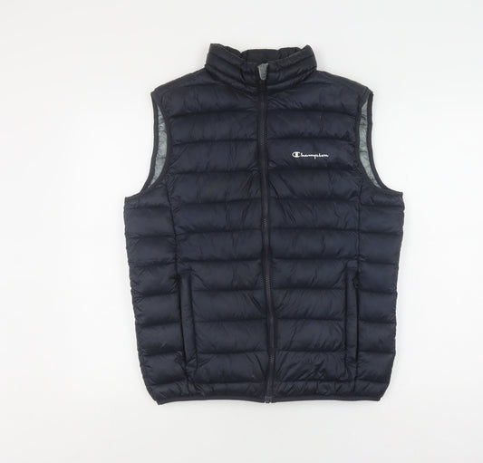 Champion Men's Black Puffer Jacket M