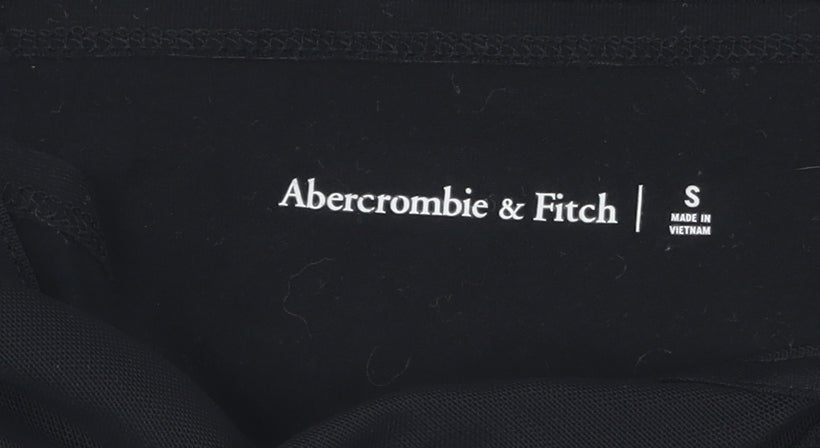 Abercrombie & Fitch Women’s Black Cropped Blouse - Size S