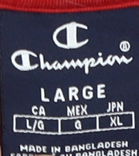 Champion Men's Red Pullover Hoodie with Logo, L