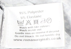 Brand and care label for Roman Women's Multicoloured A-Line Dress, size 10
