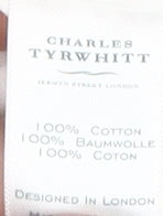 Charles Tyrwhitt Men's White Slim Fit Dress Shirt