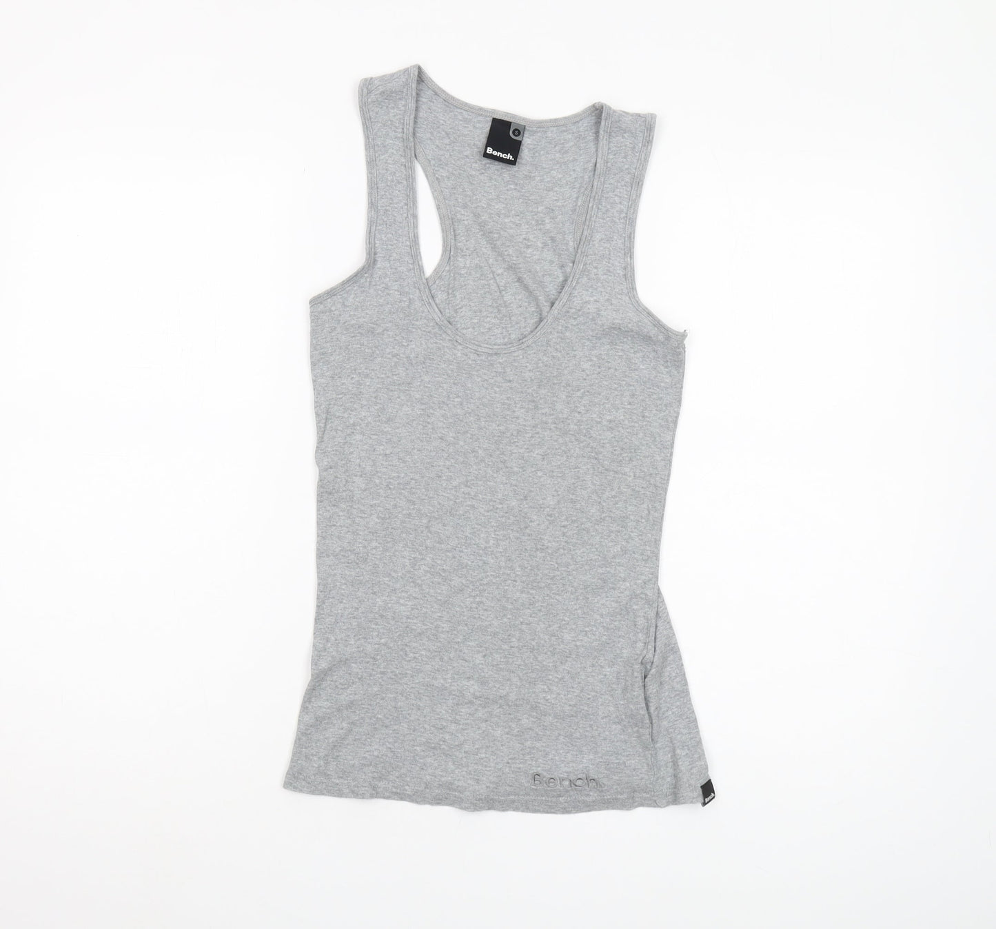 Bench Women's Grey Tank Top S - Basic Sleeveless Cotton