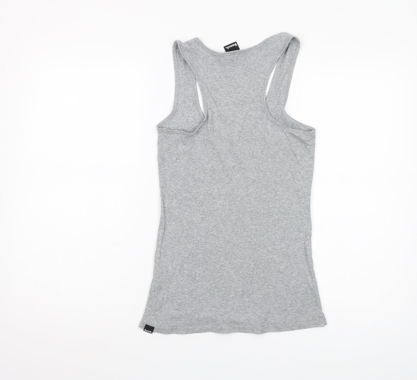 Bench Women's Grey Tank Top S - Basic Sleeveless Cotton