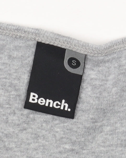 Bench Women's Grey Tank Top S - Basic Sleeveless Cotton