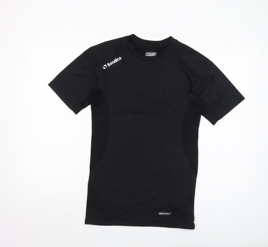 Sondico Men's Black Athletic Gym T-Shirt M Lightweight