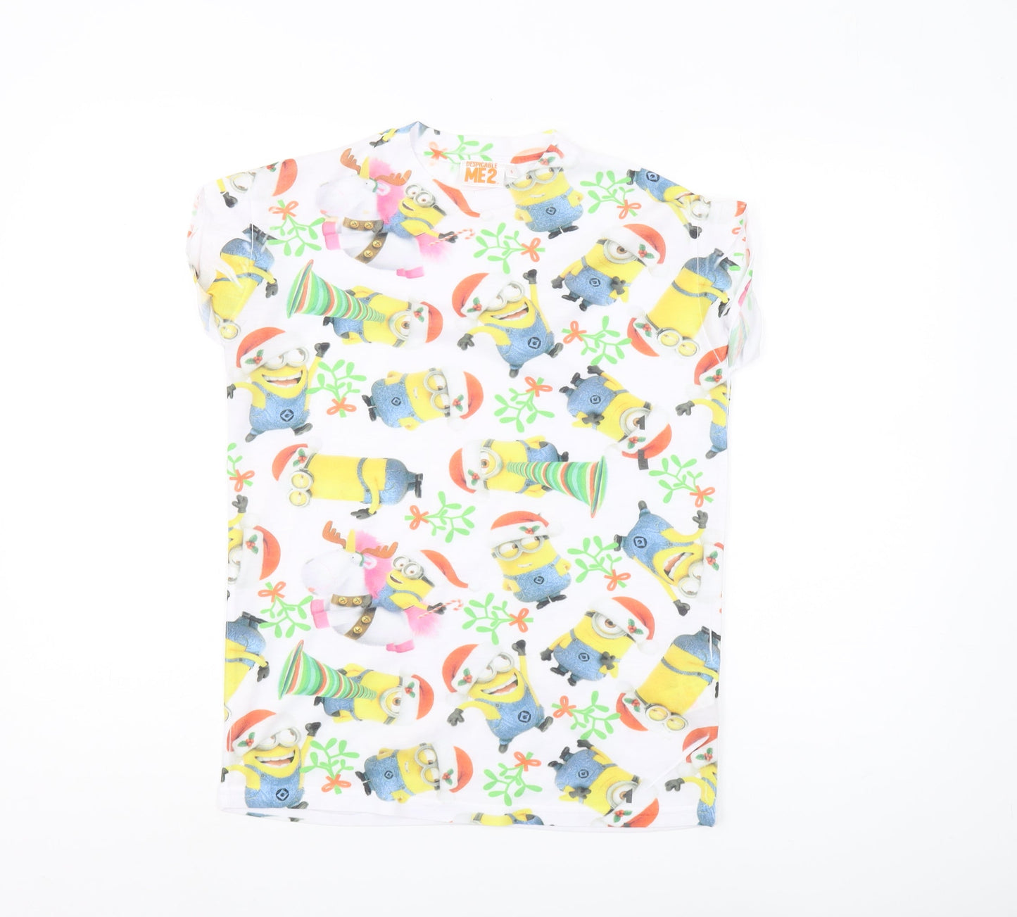 Despicable Me 2 Womens Multicoloured Minion T-Shirt Size 6