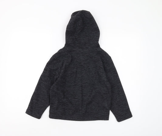 Regatta Boys Black Fleece Hoodie 7-8 Years Pullover