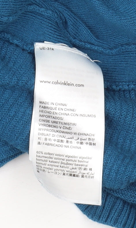 Calvin Klein Women's Blue L Pullover Jumper