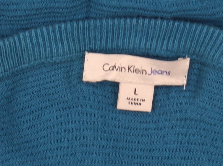 Calvin Klein Women's Blue L Pullover Jumper