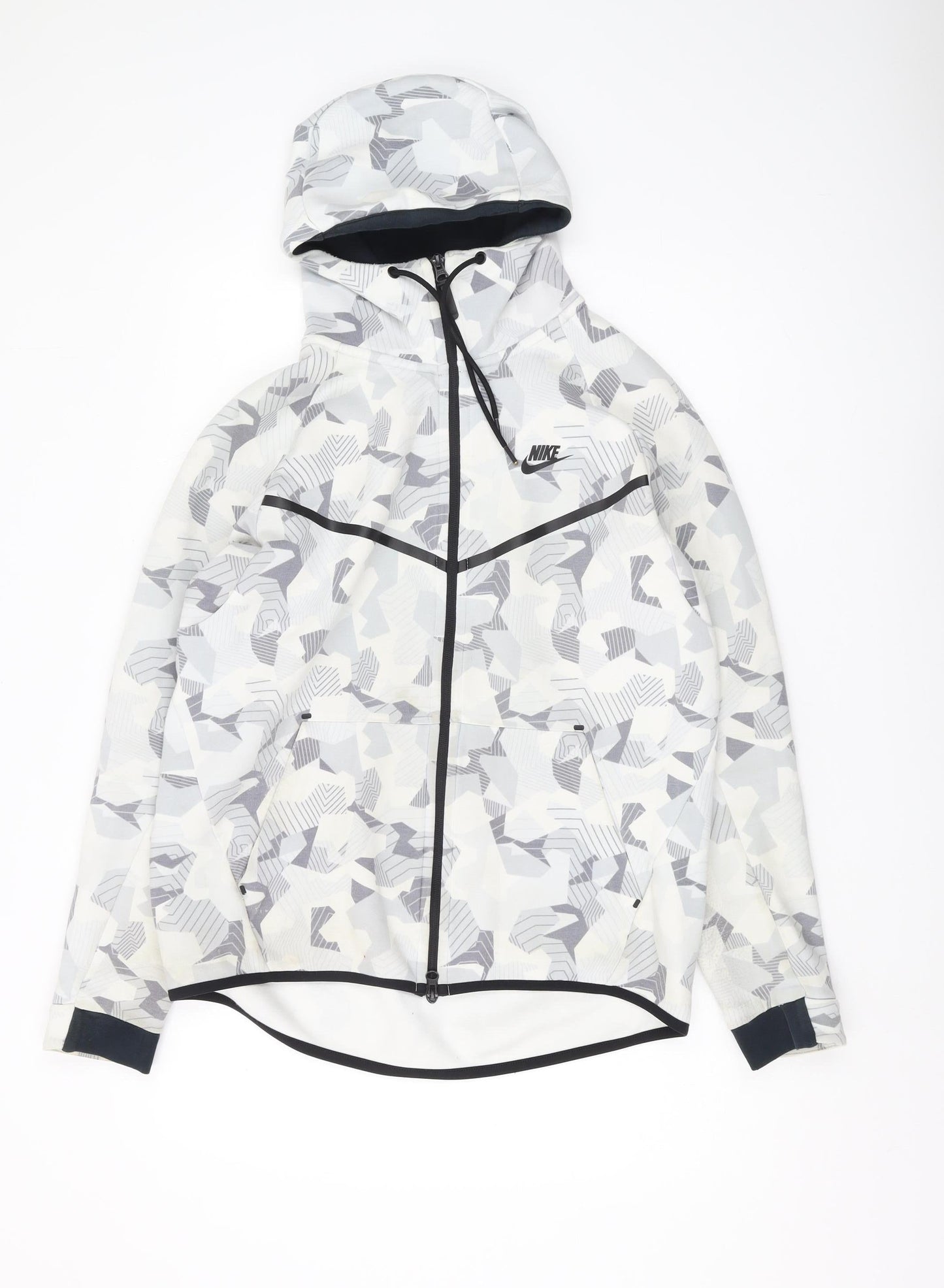Nike Men's Multicoloured Hoodie M Full Zip Logo