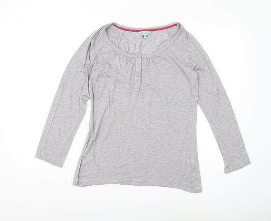 Womens UK Size M Dickins & Jones Grey Lyocell Blend T-Shirt