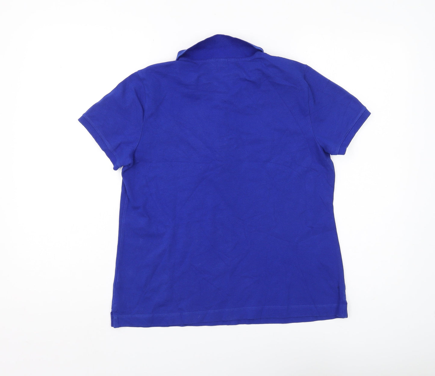 Lands' End Women's Blue Polo Shirt S