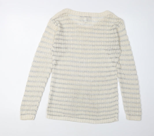 Banana Republic Women's Ivory Pullover Jumper S