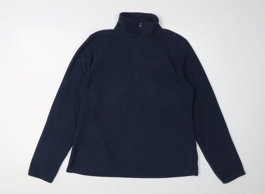 Mountain Warehouse Women's Blue Fleece Pullover L
