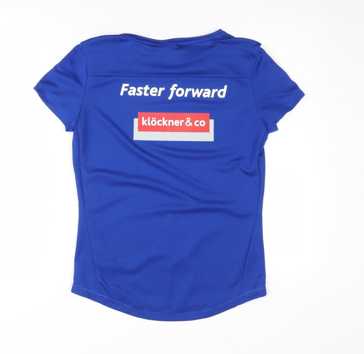 Adidas Women's Blue Running T-Shirt Size 10